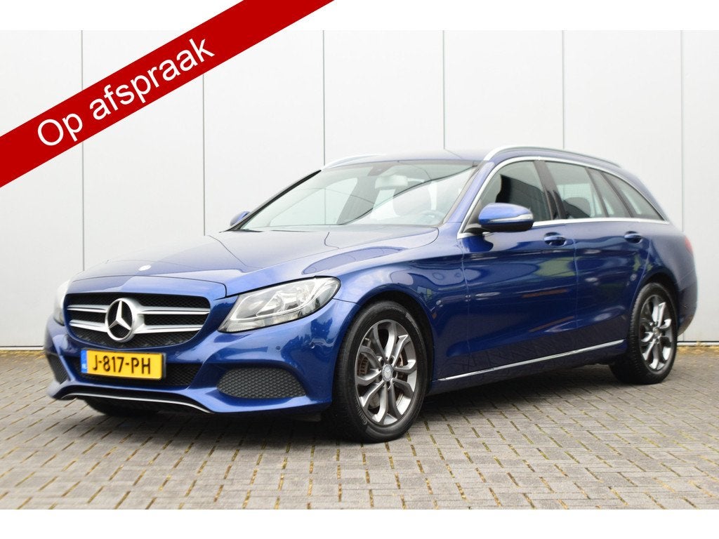 Mercedes-Benz C-Klasse Estate 300 CDI HYBRID Ambition Avantg, Automaat, Gebruikt, Blauw, 26 km/l