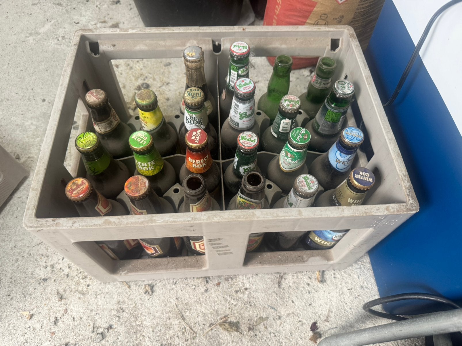 Grolsch kratjes incl, Verzamelen, Ophalen, Zo goed als nieuw, Flesje(s), Grolsch