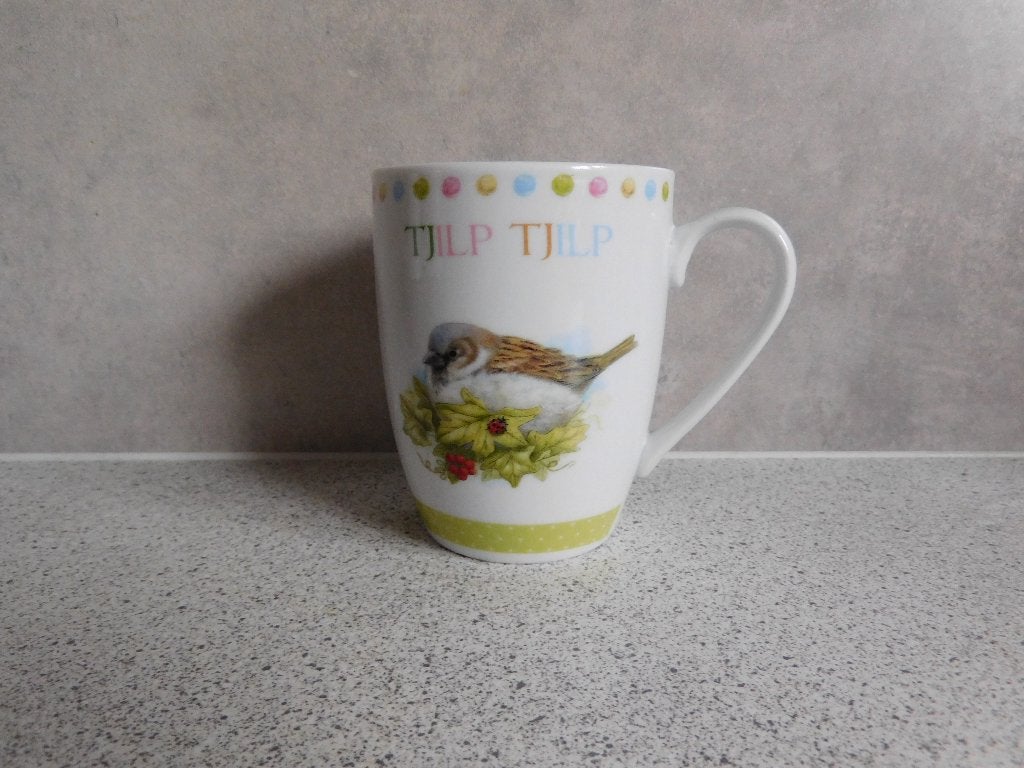 Mok Tjilp Tjilp Mus THEO - 9x8 cm, Overige merken, Zo goed als nieuw, Overige stijlen, Porselein