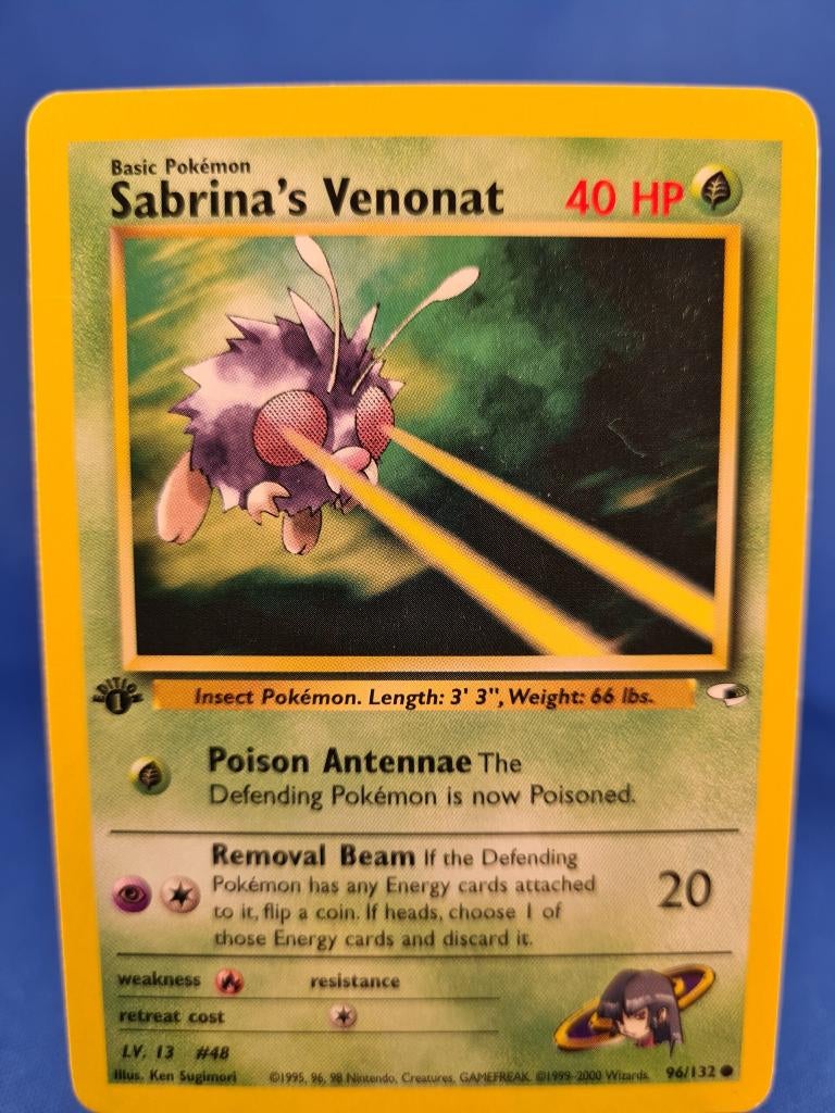 Sabrina's Venonat 96/132 - Gym Heroes (1st edition), Verzenden, Gebruikt