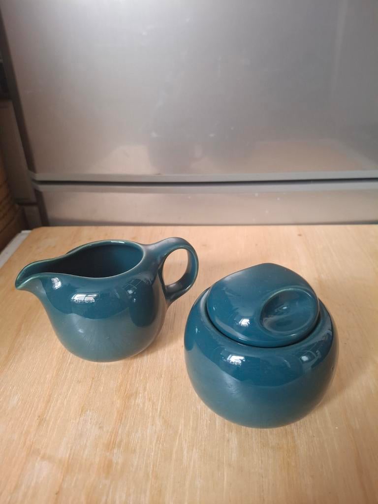 Melkkannetje en suikerpot set, Ophalen of Verzenden, Zo goed als nieuw, Effen, Overige typen