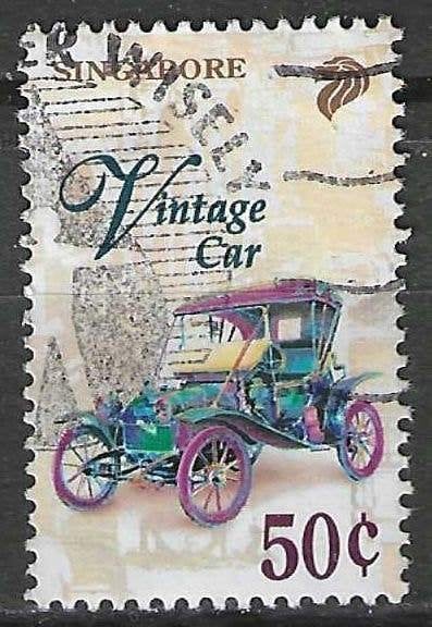 Singapore 1997 - Yvert 804 - Oldtimer - 50 c. (ST), Verzenden, Gestempeld, Zuidoost-Azië