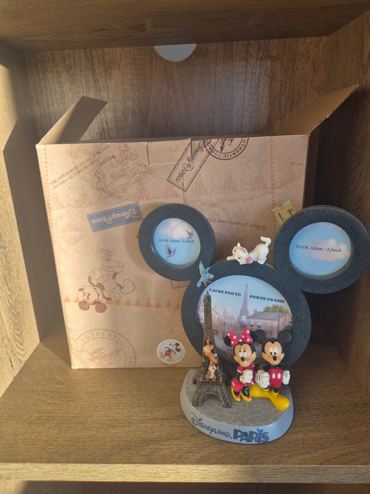 Origineel Disneyland Parijs Fotolijstje Mickey & Minnie, Kunststof, Nieuw, Ophalen of Verzenden, Fotolijst