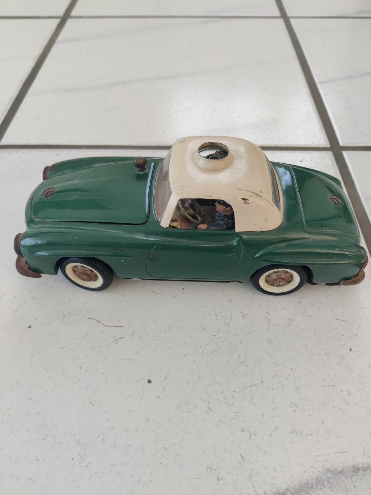 Schuco Elektro Razzia Car 5509 - Vintage Mercedes Benz, Ophalen of Verzenden, Gebruikt