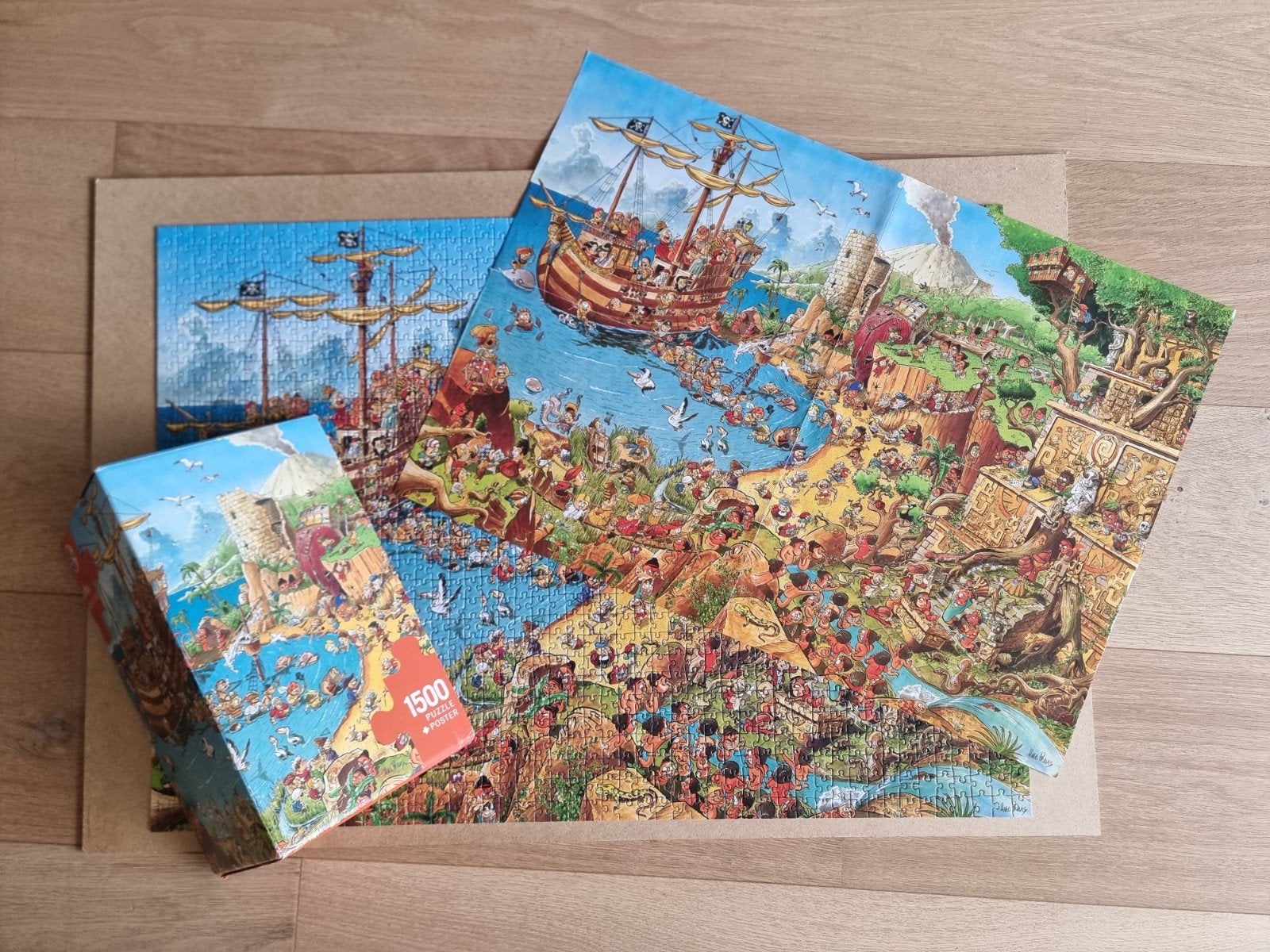 Zeldzame heye puzzel 1500 stukjes, Ophalen of Verzenden, 500 t/m 1500 stukjes, Zo goed als nieuw, Legpuzzel