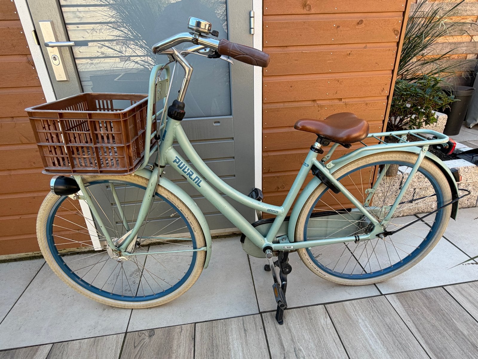 Gazelle Puur NL Damesfiets - Zo goed als nieuw, Fietsen en Brommers, Versnellingen, Ophalen of Verzenden, Gazelle, Trommelrem