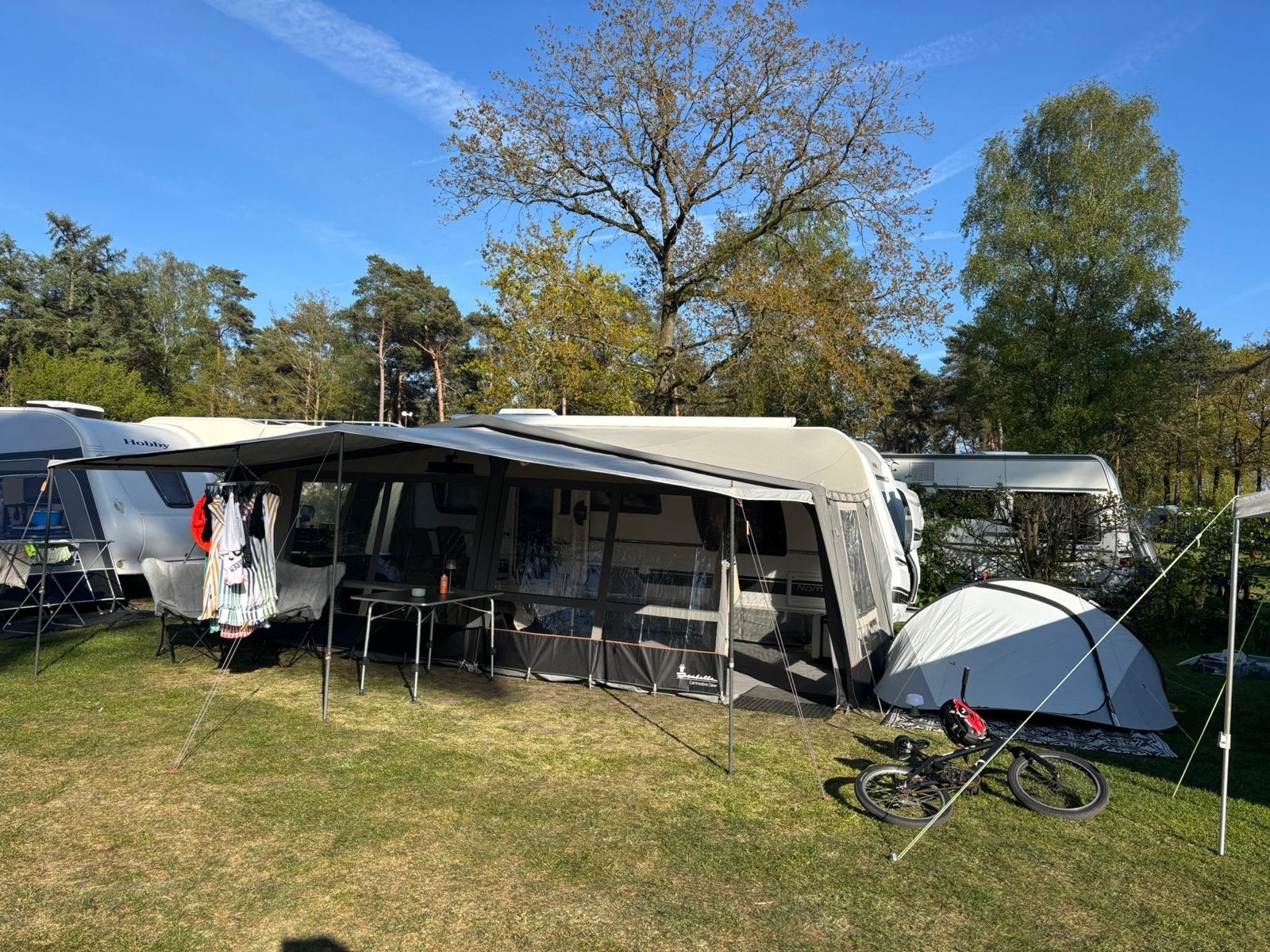 Isabella Eclips luifel maat G20 met Carbon frame, Caravans en Kamperen, Voortenten en Luifels, Ophalen, Zo goed als nieuw, Isabella