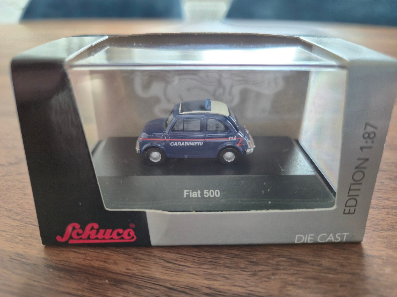 Schuco Fiat 500 1/87, Ophalen of Verzenden, Zo goed als nieuw, Auto, Schuco