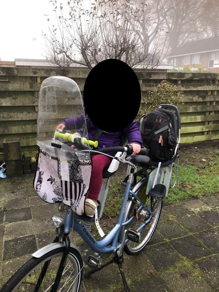 Kinderzitje fiets, Voorzitje, Ophalen, 0 t/m 10 kg, Gebruikt