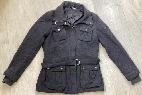 Jas dames grijs maat M van H&M, Maat 38/40 (M), H&M, Ophalen of Verzenden, Zo goed als nieuw