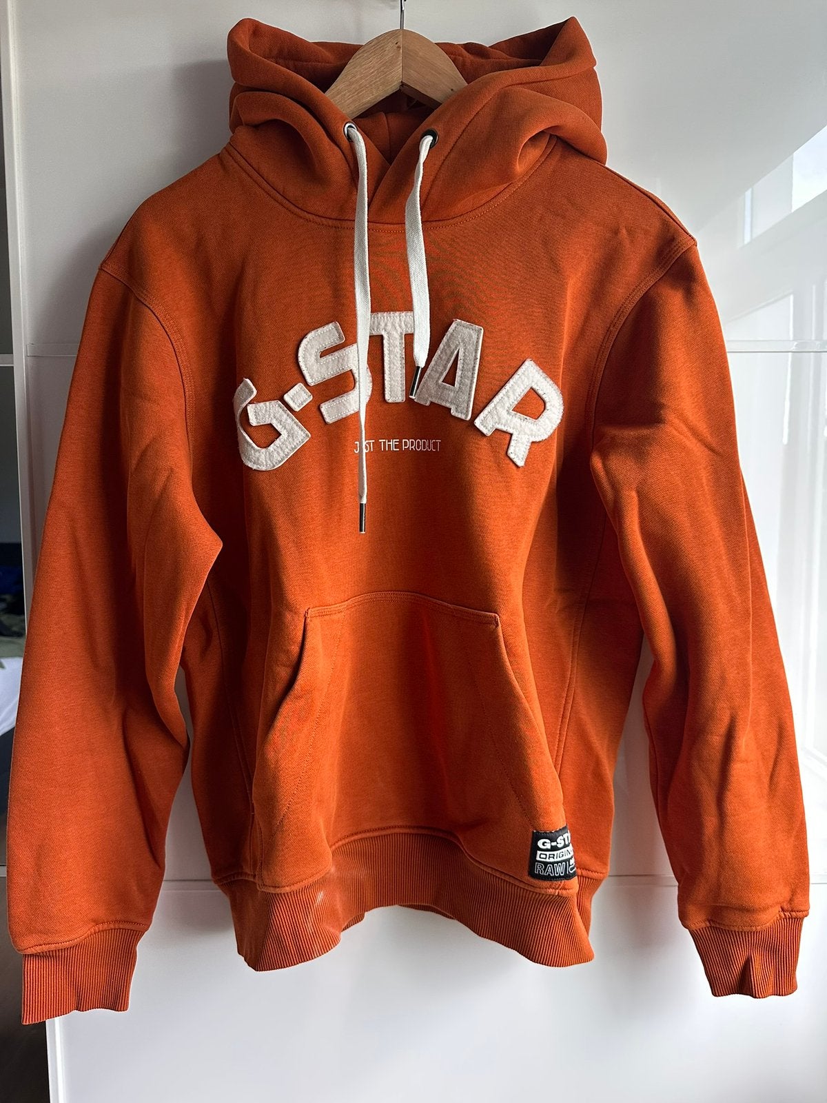 G STAR hoodie - Oranje - Maat M, G-Star Raw, Maat 48/50 (M), Oranje, Ophalen of Verzenden