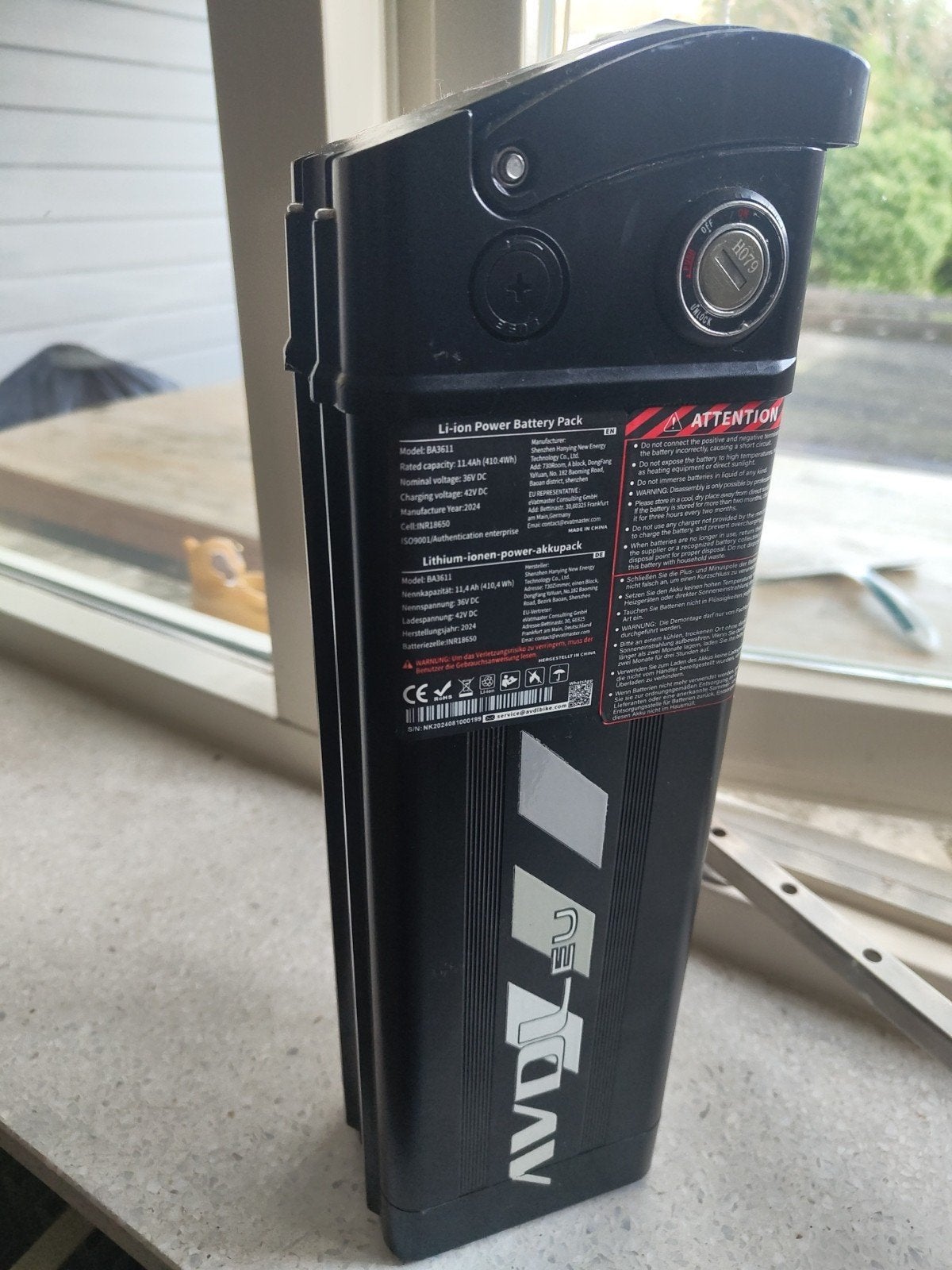 e bike accu / battery, Gebruikt