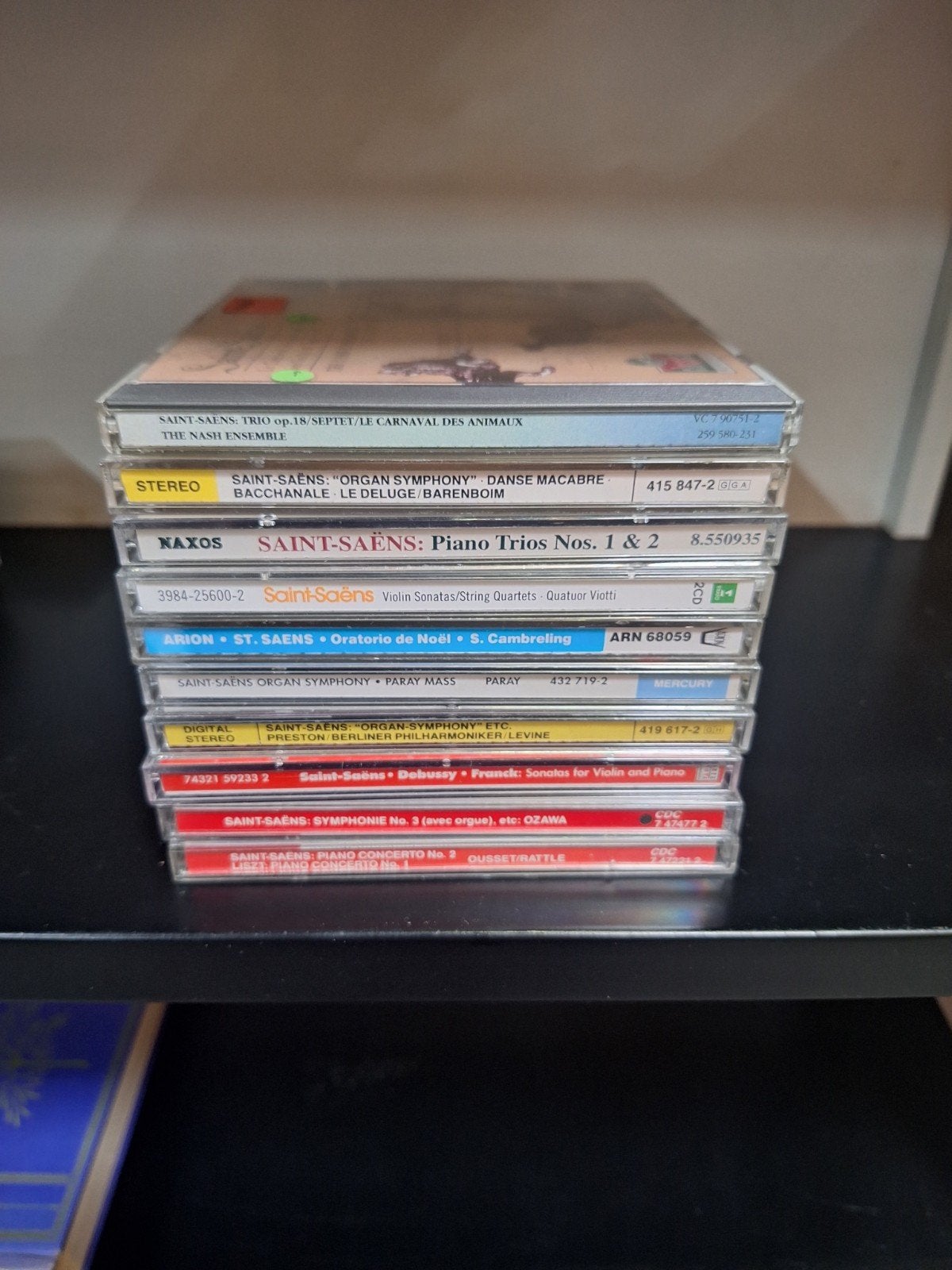 Diverse CD's van Saint-Saëns - Klassieke Muziek Collectie, Gebruikt, Saint-Saëns, Ophalen of Verzenden, Romantiek