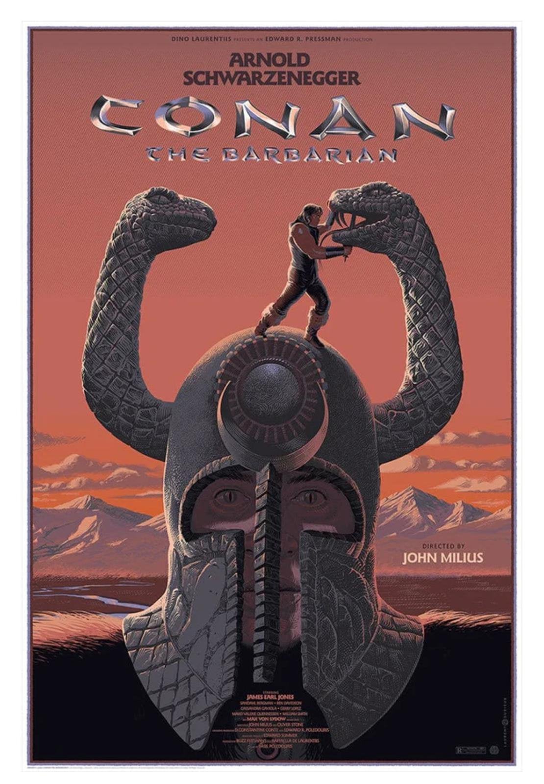 Zeefdruk Mondo - Conan the Barbarian poster Genummerd, Ophalen