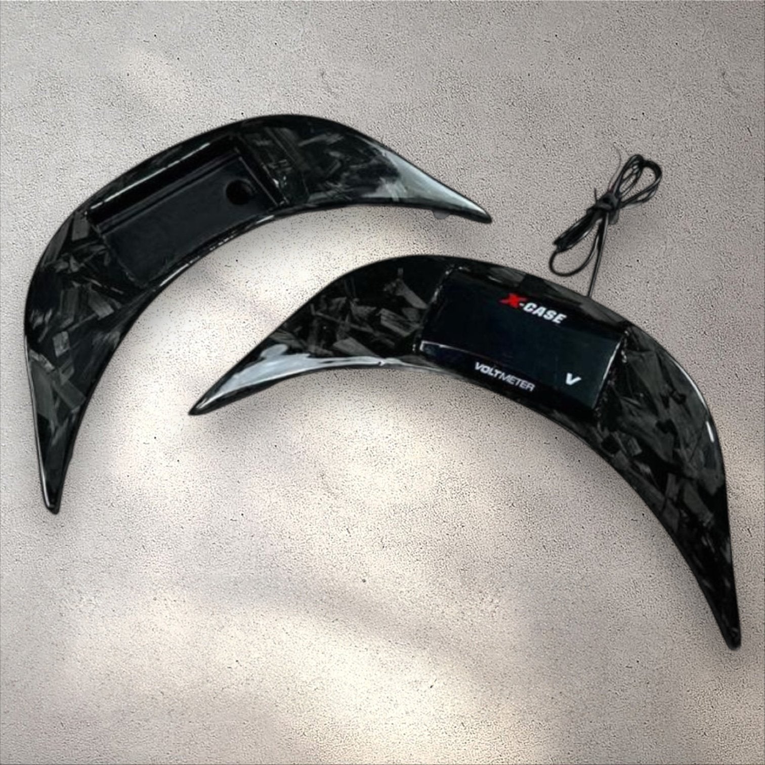 Forged carbon voltmeter houder vespa sprint/primavera, Ophalen of Verzenden