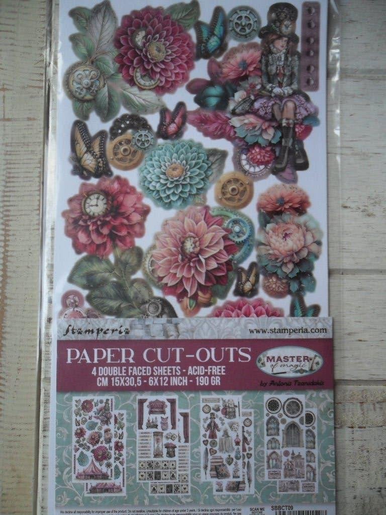 Stamperia Paper cut-outs  Master of Magic, Hobby en Vrije tijd, Verzenden, Nieuw, Overige thema's, Overige typen