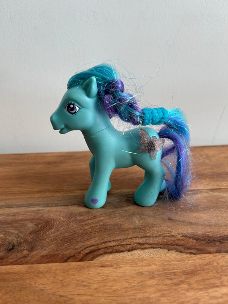 My Little Pony G3 Waterfire met glitter vlinder, Ophalen of Verzenden, Zo goed als nieuw