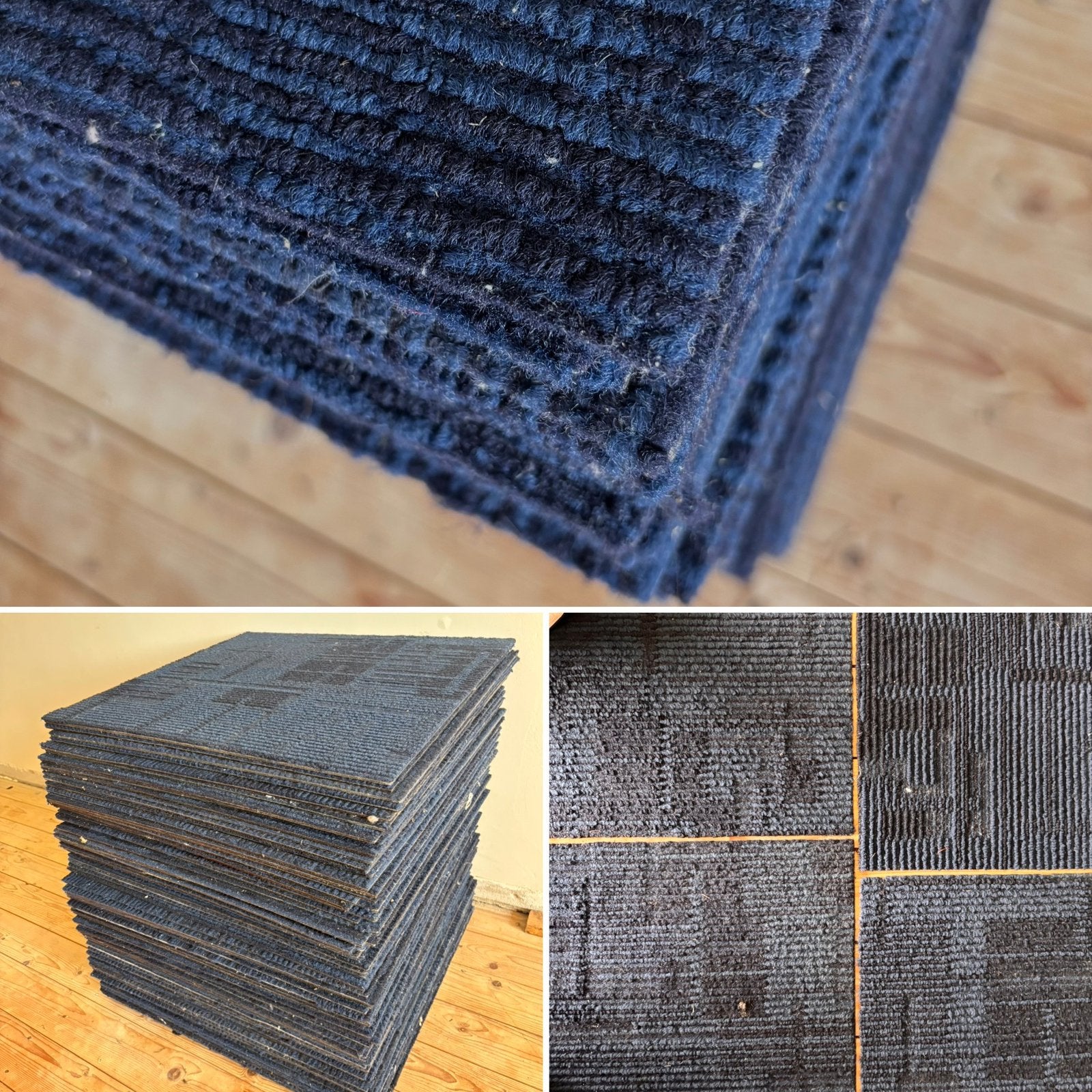 70 st. Interface Syncopation II Tapijttegels 50x50 - 17,5 m2, Ophalen, Minder dan 50 cm, Gebruikt, 50 tot 100 cm