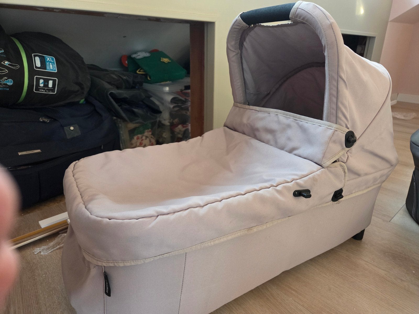 Reiswieg Easywalker duo lichtgrijs, Gebruikt, Duowagen, Ophalen, Kinderwagen