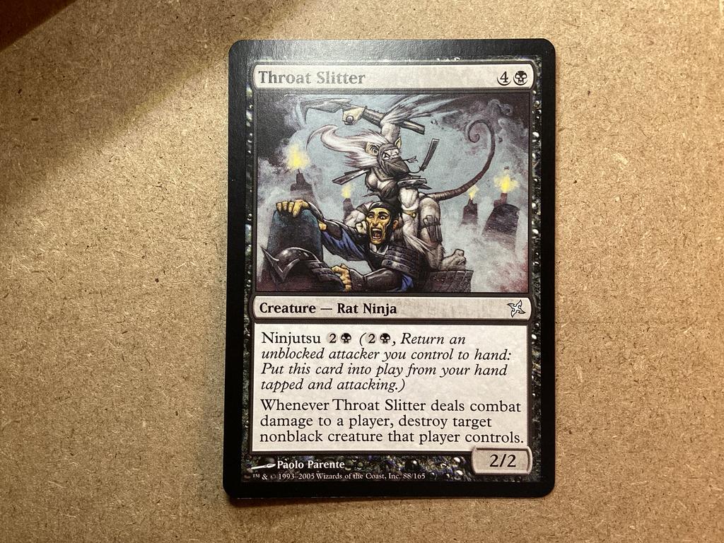 1x Throat Slitter [088/165] (Near Mint), Ophalen of Verzenden, Zo goed als nieuw, Losse kaart