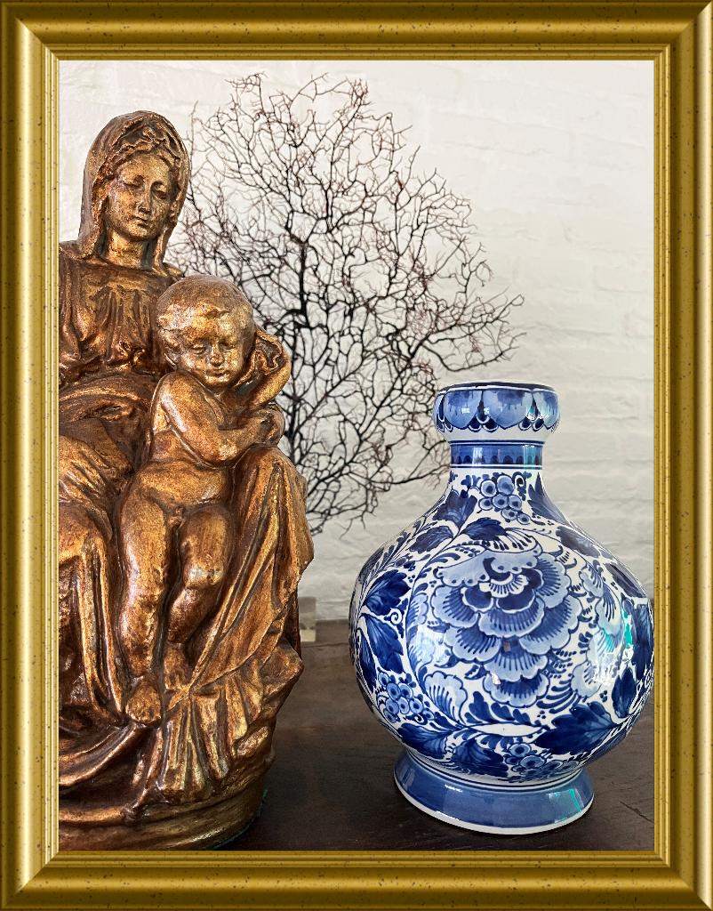 Porceleyne Fles Delft vaas, Antiek en Kunst, Antiek | Keramiek en Aardewerk, Ophalen of Verzenden