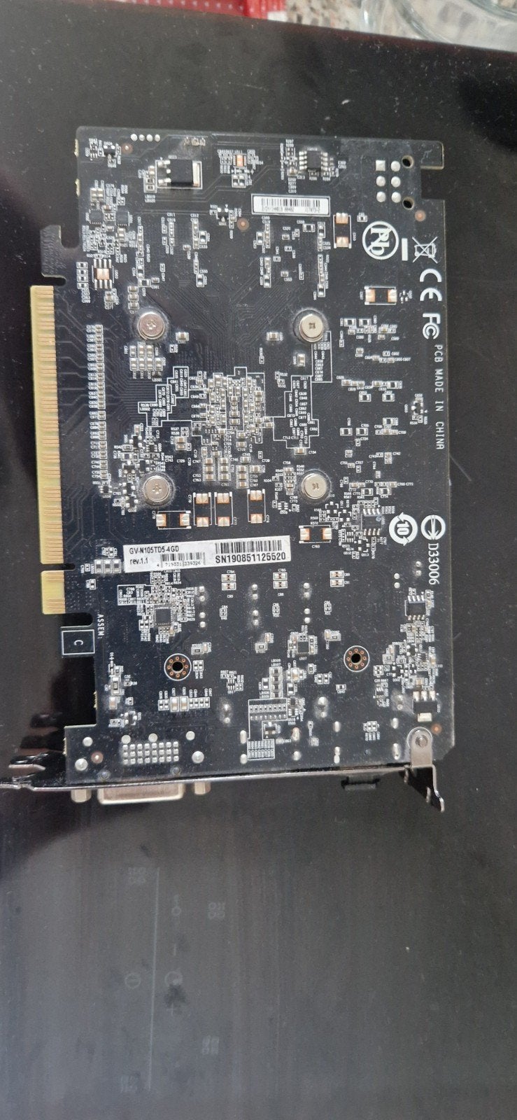 Gigabyte GTX 1050 Ti - Perfect voor gaming!, Ophalen, PCI-Express 3, Gebruikt, HDMI