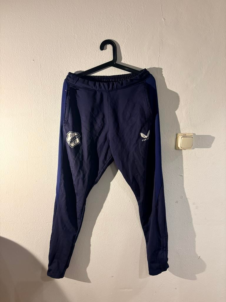 Donkerblauwe trainingsbroek - Castore / FC Utrecht, Ophalen, Blauw, Overige maten, Zo goed als nieuw