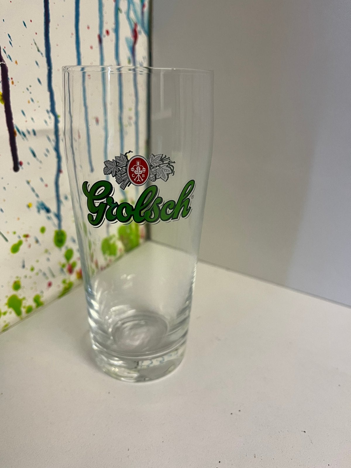 Grolsch bierglazen set van 12 glazen, Ophalen of Verzenden, Nieuw, Glas of Glazen, Grolsch