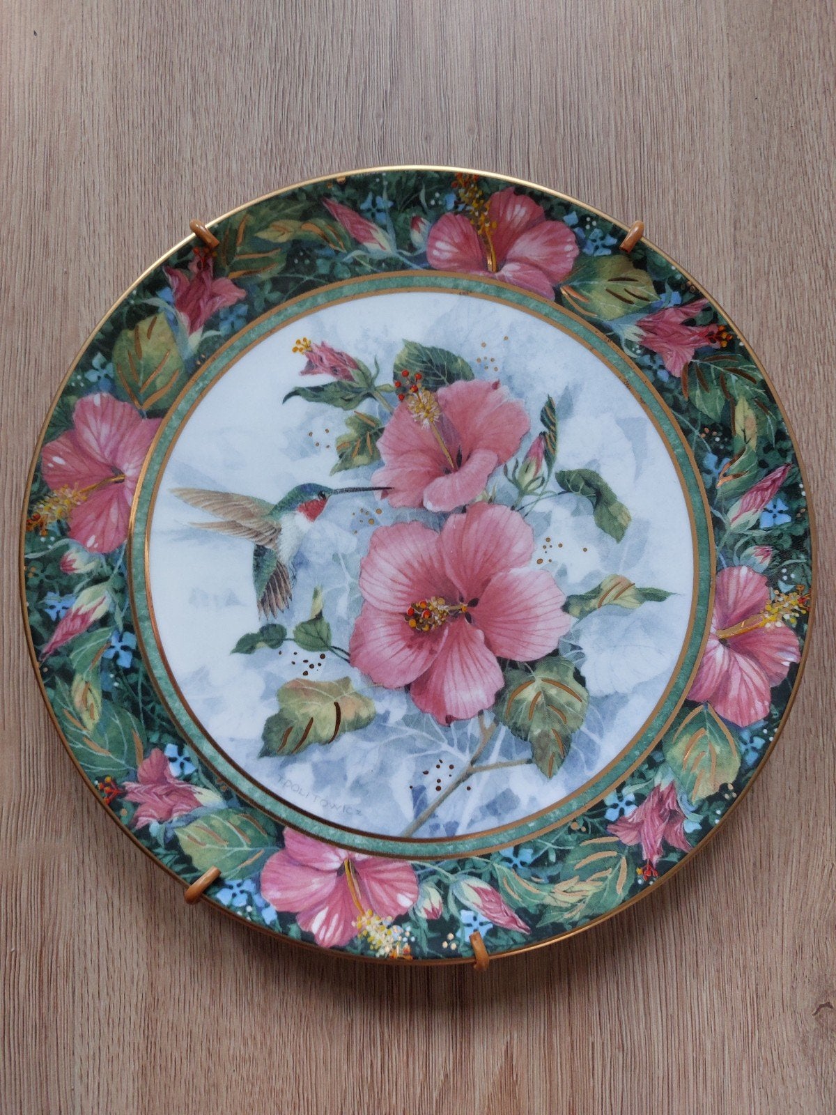 Wandbord Franklin Mint Royal Dalton The Imperial Hummingbird, Verzenden