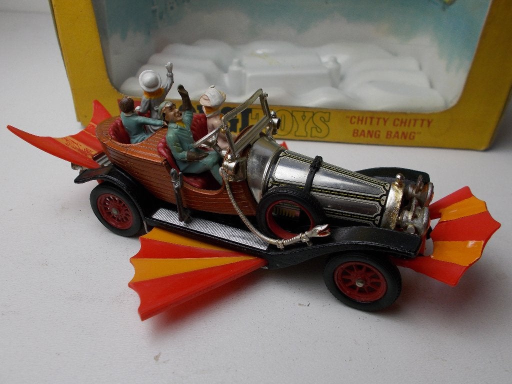 1967 Corgi Toys 266 CHITTY CHITTY BANG BANG + DOOS (-F-), Ophalen of Verzenden, Zo goed als nieuw, Auto, Corgi