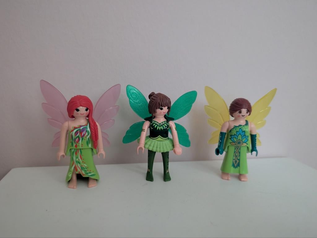 Playmobil poppetjes elfjes, ballerina groen., Kinderen en Baby's, Speelgoed | Playmobil, Ophalen of Verzenden, Zo goed als nieuw