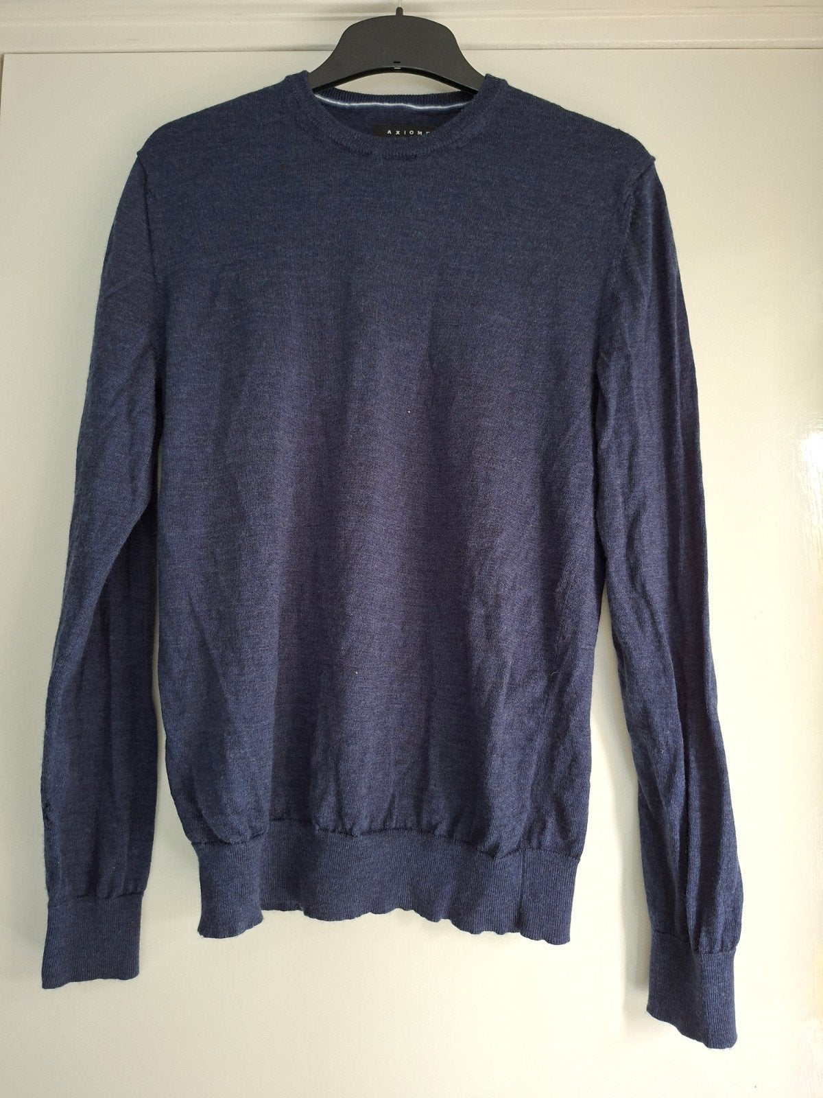 Axiome Heren Trui - Fijne Merino Wol - Maat S, Blauw, Ophalen of Verzenden, Axiome, Gedragen