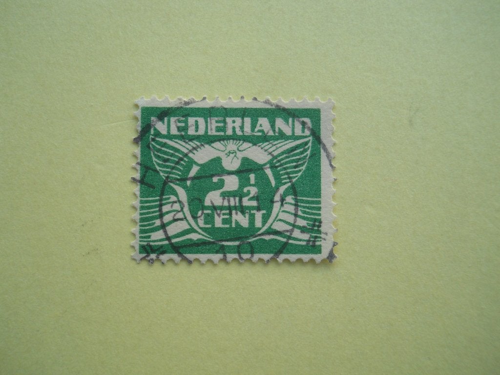 Nederland 1924/25 Vliegende duif Rondstempel Heerlen, Postzegels en Munten, Postzegels | Nederland, Ophalen of Verzenden, T/m 1940