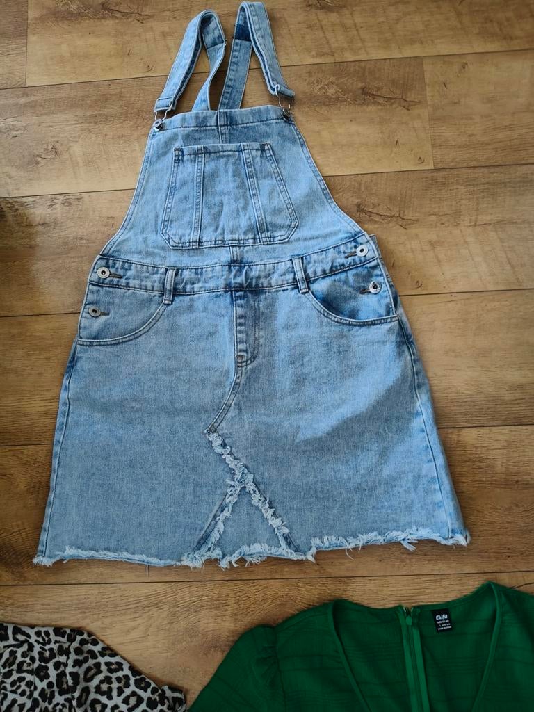 Leuke zomerjurkjes en denim tuinbroekrokje, Kleding | Dames, Maat 38/40 (M), Ophalen of Verzenden, Onbekend, Gedragen