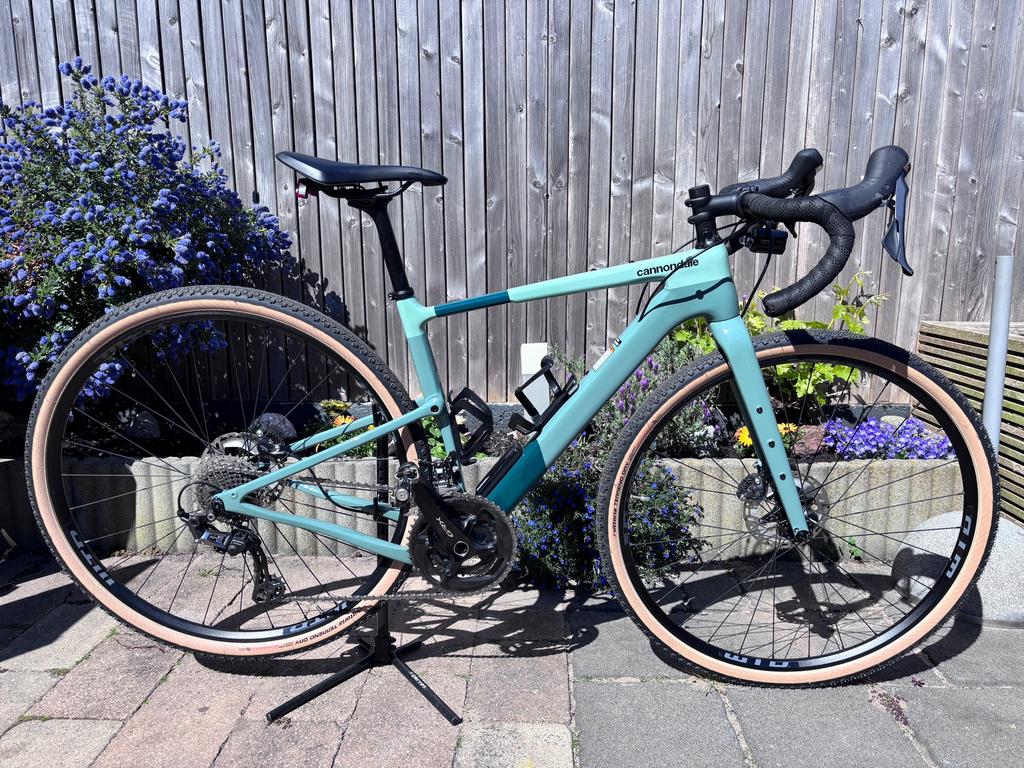 Cannondale Topstone 2L Carbon gravelbike, Ophalen, 28 inch, Carbon, Minder dan 49 cm