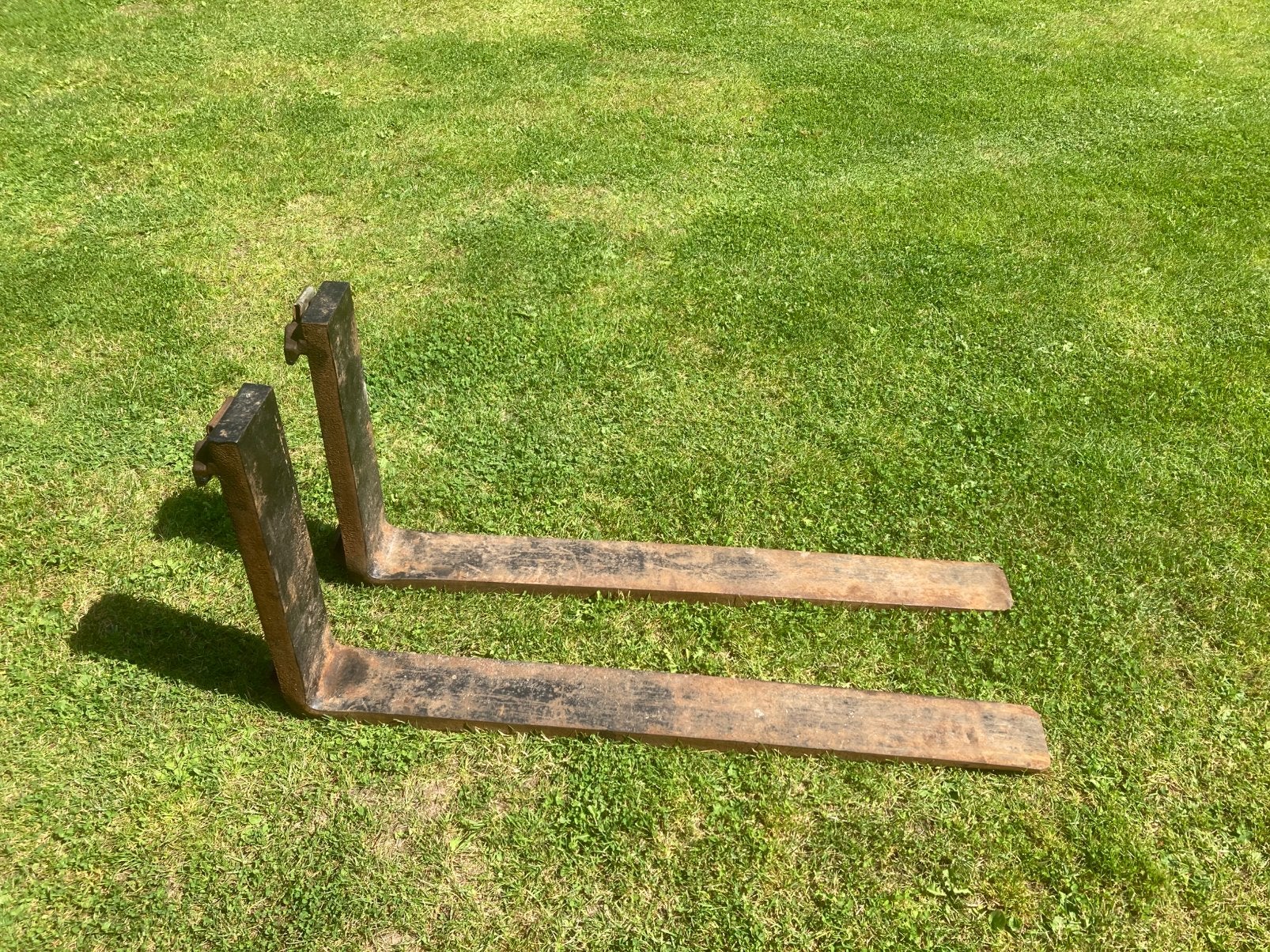 Heftruck lepels,  gebruikt, Ophalen, Gebruikt