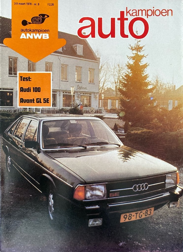 Autokampioen ANWB - Audi 100 Avant GL 5E Test (1978), Gelezen, ANWB, Ophalen of Verzenden, Audi