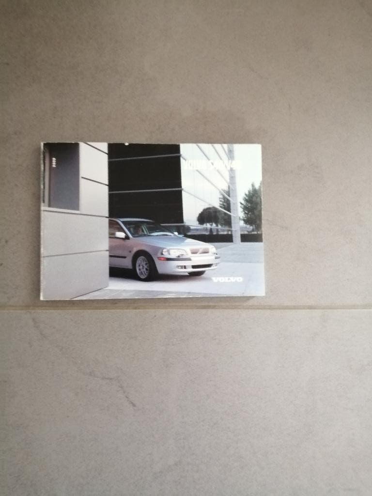 Gebruikershandleiding voor VOLVO S40/V40  1997/2005, Auto diversen, Handleidingen en Instructieboekjes, Ophalen of Verzenden