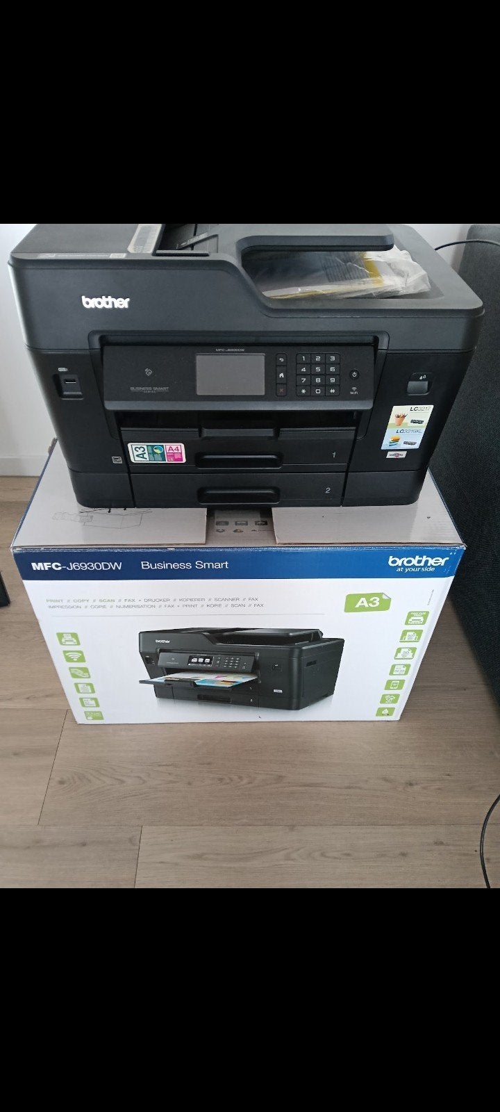 Brother MFC-J6930DW All-in-One Inkjetprinter A3, Computers en Software, Inkjetprinter, All-in-one, Draadloos, Ophalen of Verzenden
