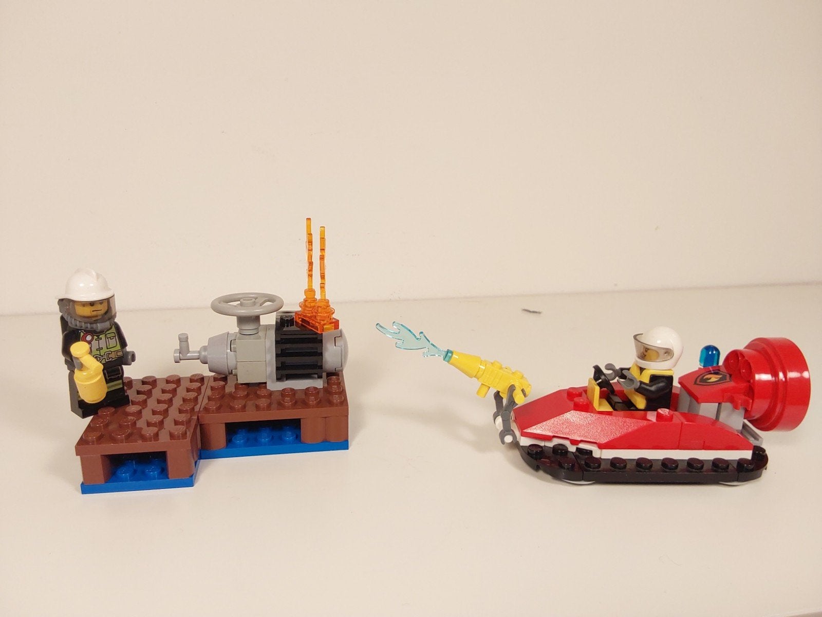 Lego brandweer blusboot, Ophalen of Verzenden, Gebruikt, Lego, City