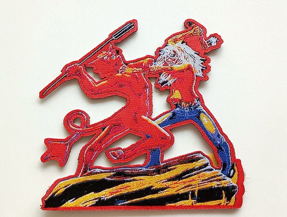 Iron Maiden mooie ltd edition run to the hills patch 368, Verzenden, Nieuw, Kleding
