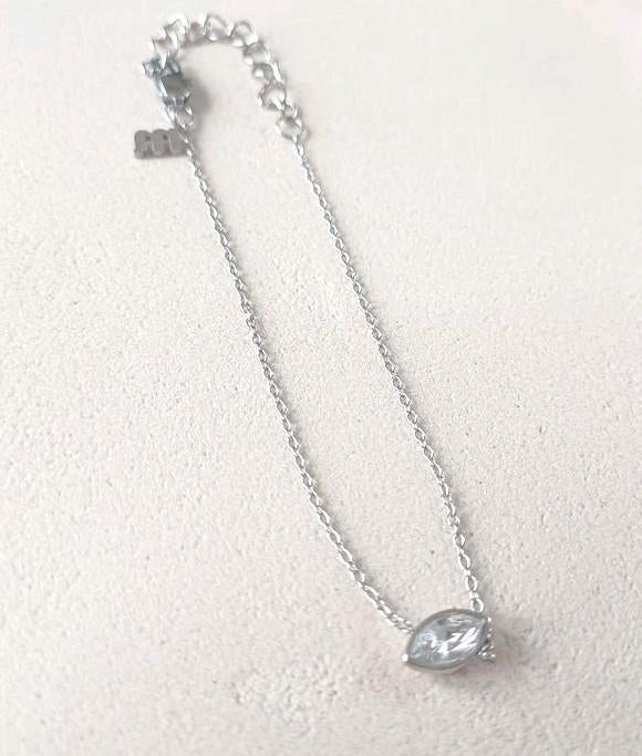 Zilverkleurig Melano friends marquise armbandje, Verzenden, Nieuw