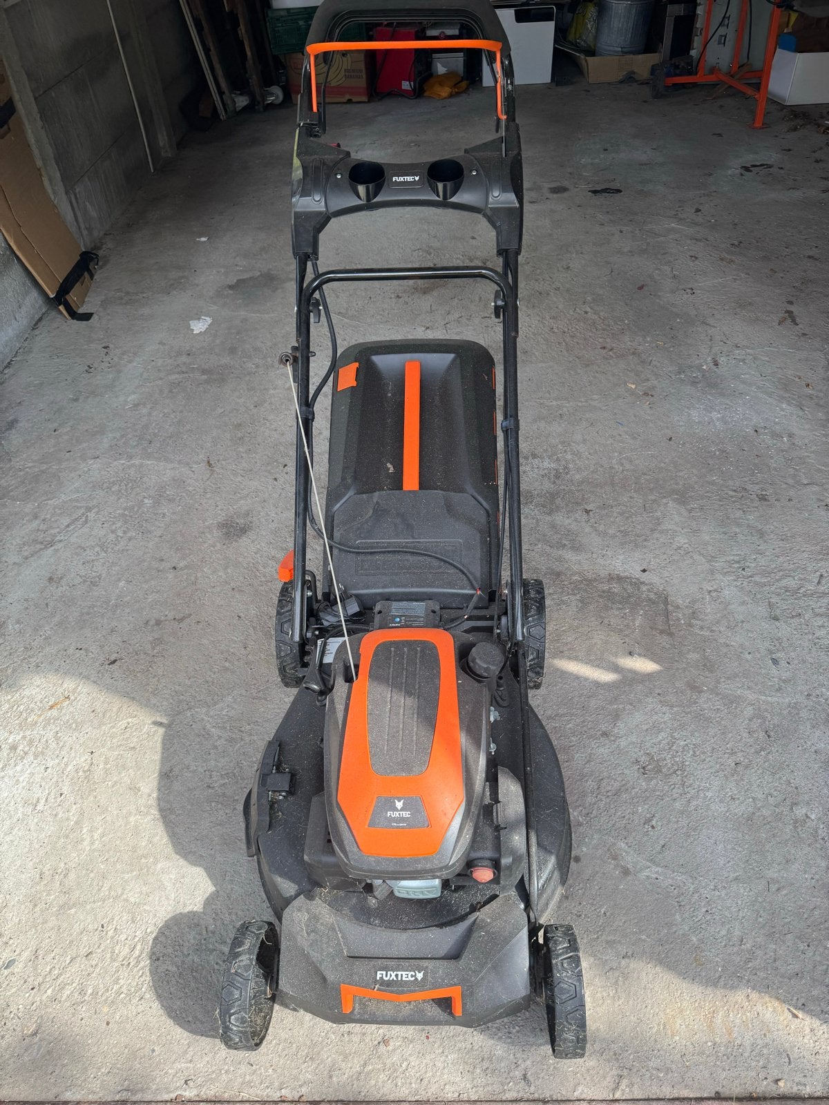 FuXtec Benzine Grasmaaier 170cc OHV - Zo goed als nieuw, Tuin en Terras, Ophalen, Cirkelmaaier, Zo goed als nieuw, 40 t/m 49 cm