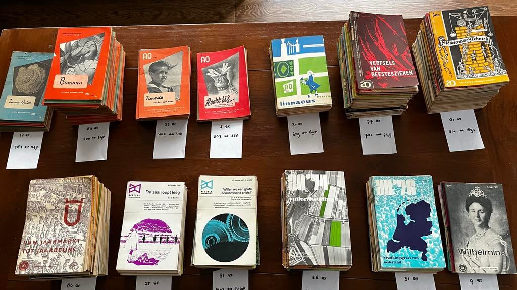 AO boekjes vintage 1950-1970, +-550 stuks, Ophalen of Verzenden, Gelezen