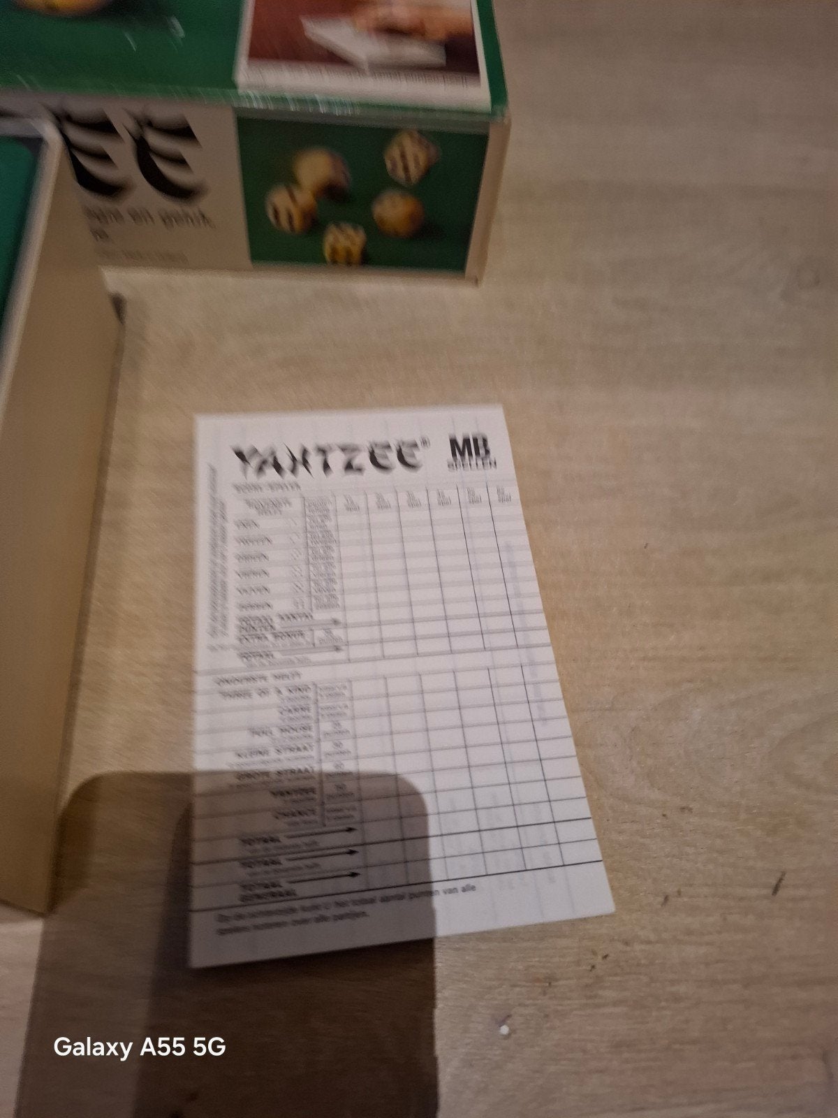 Vintage Yahtzee spel van MB Spellen, compleet, Ophalen of Verzenden, Mb, Nvt, Nvt