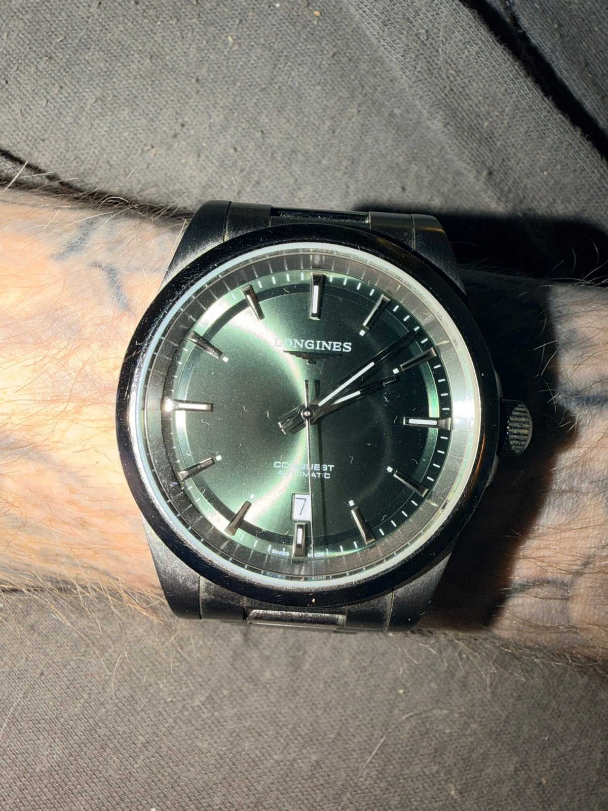 Longines Conquest Classic 38mm, Sieraden, Tassen en Uiterlijk, Horloges | Heren, Overige merken, Staal, Staal, Polshorloge