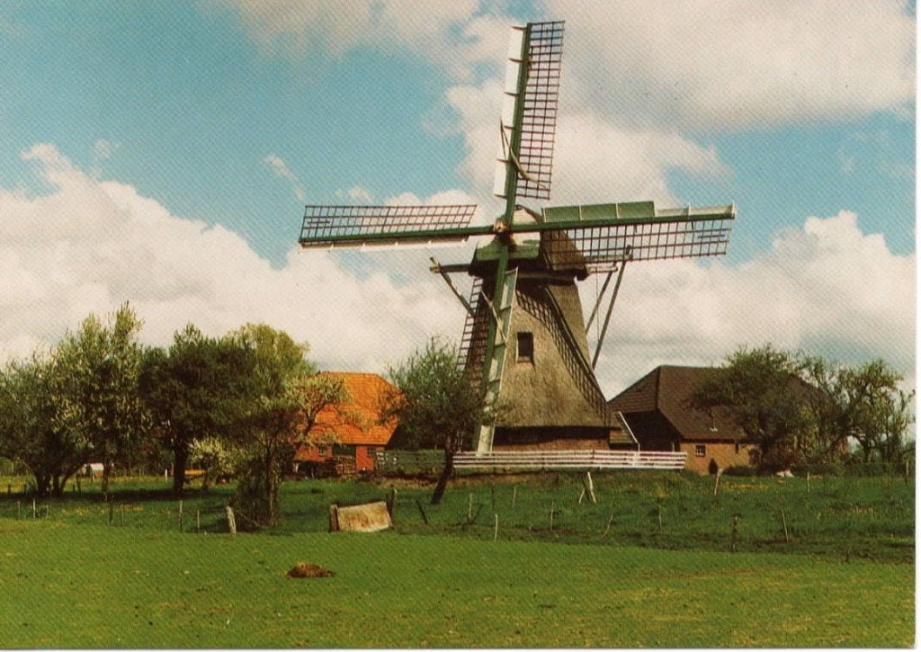 Ansichtkaart Beilen, Korenmolen Makkum, Verzamelen, Ansichtkaarten | Nederland, Ophalen of Verzenden, 1980 tot heden, Ongelopen