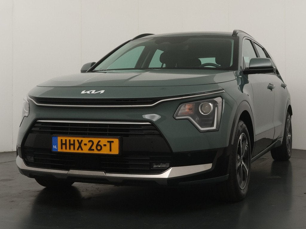 Kia Niro 1.6 GDi Hybrid DynamicLine - Navigatie - achteruitr, Auto's, Kia, 1374 kg, Gebruikt, 129 pk, Leder en Stof
