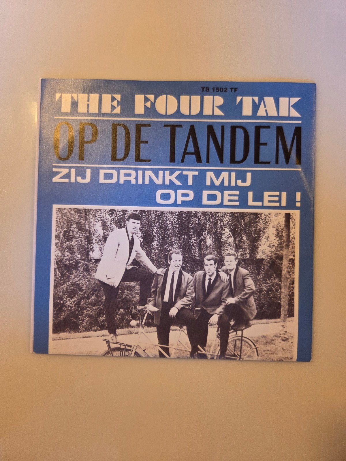 The Four Tak - Op de tandem, Cd's en Dvd's, Vinyl Singles, Ophalen of Verzenden, Zo goed als nieuw, 7 inch, Nederlandstalig