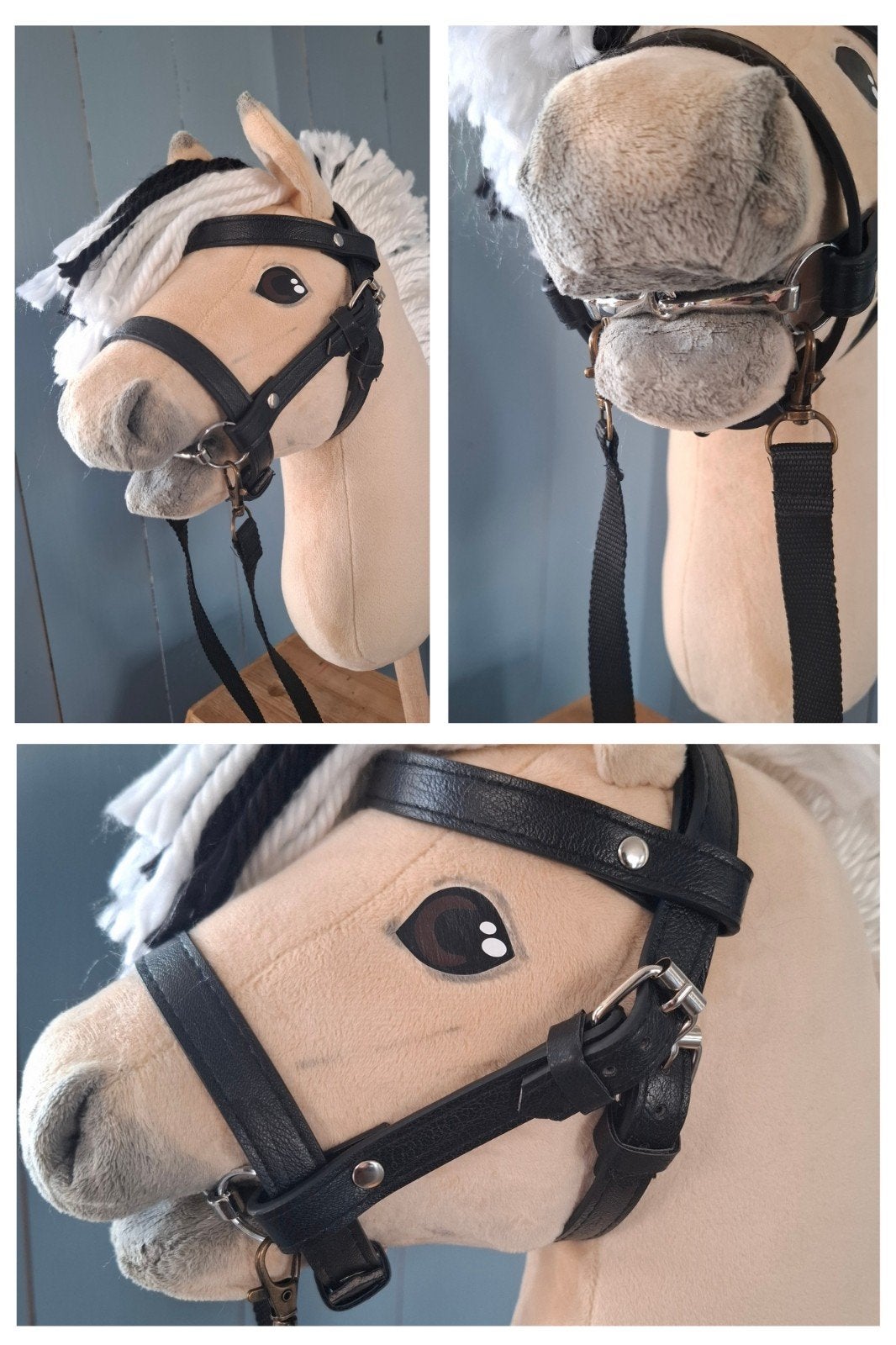 Hoofdstel voor hobbyhorse, hobby horse hoofdstel met teugels, Ophalen of Verzenden, Nieuw, Jongen of Meisje